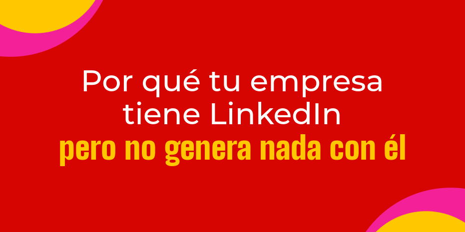 empresa no tiene linkedin