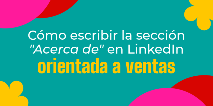 escribir sobre nosotros linkedin